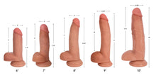 Load image into Gallery viewer, Jock Light Bareskin Dildo with Balls - 7 Inch