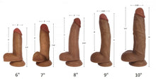 Load image into Gallery viewer, Jock Dark Bareskin Dildo with Balls - 6 Inch