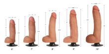 Load image into Gallery viewer, Jock Light Bareskin Vibrating Dildo with Balls - 10 Inch