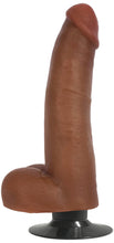 Load image into Gallery viewer, Jock Dark Bareskin Vibrating Dildo with Balls - 8 Inch