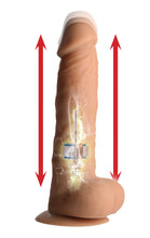 Load image into Gallery viewer, Power Pounder Realistic Thrusting Silicone Dildo
