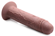 Load image into Gallery viewer, 7X Remote Control Vibrating and Thumping Dildo - Dark