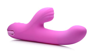 5 Star 13X Silicone Pulsing and Vibrating Rabbit - Pink