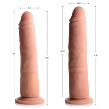 Load image into Gallery viewer, Vibrating and Rotating Remote Control Silicone Dildo - 8 Inch