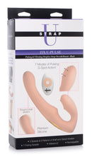 Load image into Gallery viewer, 15X U-Pulse Silicone Pulsating and Vibrating Strapless Strap-on with Remote - Blush