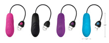 Load image into Gallery viewer, 7X Pulsing Rechargeable Silicone Vibrator - Black