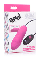 Load image into Gallery viewer, 7X Pulsing Rechargeable Silicone Vibrator - Pink