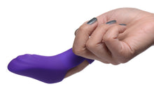Load image into Gallery viewer, 7X Finger Bang Her Pro Silicone Vibrator - Purple