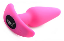 Load image into Gallery viewer, Remote Control 21X Vibrating Silicone Butt Plug - Pink