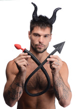 Load image into Gallery viewer, Devil Tail Anal Plug and Horns Set