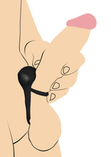 Load image into Gallery viewer, Remote Control 28X Vibrating Cock Ring and Bullet - Black