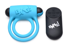 Load image into Gallery viewer, Remote Control 28X Vibrating Cock Ring and Bullet - Blue