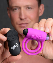 Load image into Gallery viewer, Remote Control 28X Vibrating Cock Ring and Bullet - Purple