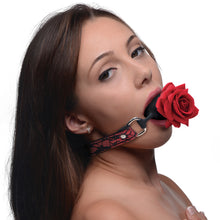 Load image into Gallery viewer, Silicone Ball Gag with Rose