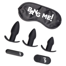 Load image into Gallery viewer, Backdoor Adventure Remote Control 3 Piece Butt Plug Vibe Kit