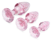 Load image into Gallery viewer, Glitter Gem Anal Plug Set - Pink