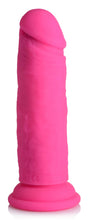 Load image into Gallery viewer, Power Player 28X Vibrating Silicone Dildo with Remote - Pink