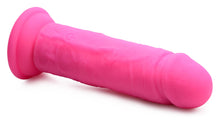 Load image into Gallery viewer, Power Player 28X Vibrating Silicone Dildo with Remote - Pink