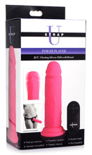 Load image into Gallery viewer, Power Player 28X Vibrating Silicone Dildo with Remote - Pink