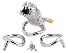 Load image into Gallery viewer, Tiger King Locking Chastity Cage