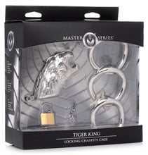 Load image into Gallery viewer, Tiger King Locking Chastity Cage