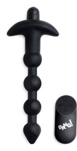 Load image into Gallery viewer, Remote Control Vibrating Silicone Anal Beads - Black