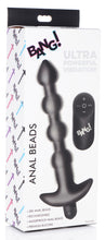 Load image into Gallery viewer, Remote Control Vibrating Silicone Anal Beads - Black