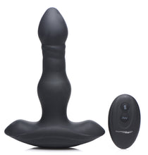 Load image into Gallery viewer, Vibrating and Thrusting Remote Control Silicone Anal Plug