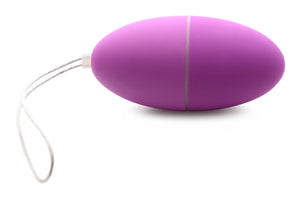 28X Scrambler Vibrating Egg with Remote Control - Purple