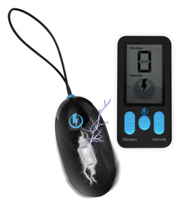 E-Stim Pro Silicone Vibrating Egg with Remote Control