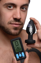 Load image into Gallery viewer, E-Stim Pro Silicone Vibrating Anal Plug with Remote Control