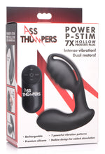 Load image into Gallery viewer, 7X Power P-Stim Hollow Silicone Prostate Plug