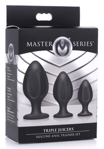 Triple Juicers Silicone Anal Trainer Set