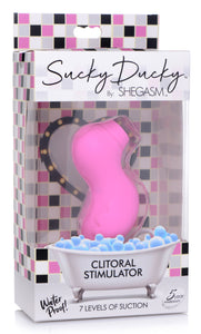 Sucky Ducky Silicone Clitoral Stimulator - Pink