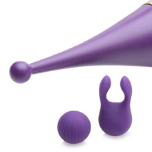 Load image into Gallery viewer, Pulsing G-spot Pinpoint Silicone Vibrator with Attachments