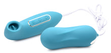 Load image into Gallery viewer, Entwined Silicone Thumping Egg and Licking Clitoral Stimulator