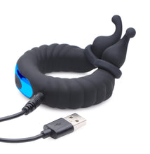 Load image into Gallery viewer, 10X Cobra Dual Stimulation Silicone Cock Ring