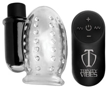 Load image into Gallery viewer, 28X Rechargeable Penis Head Teaser with Remote Control