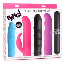 Load image into Gallery viewer, 4-In-1 XL Silicone Bullet and Sleeves Kit