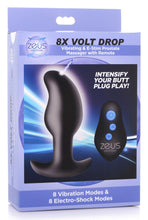 Load image into Gallery viewer, 8X Volt Drop Vibrating and E-Stim Silicone Prostate Massager with Remote