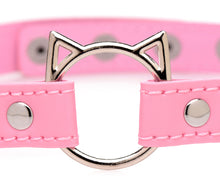 Load image into Gallery viewer, Kinky Kitty Ring Slim Choker - Pink