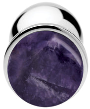 Load image into Gallery viewer, Genuine Amethyst Gemstone Anal Plug - Large