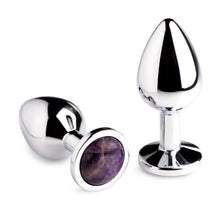 Load image into Gallery viewer, Genuine Amethyst Gemstone Anal Plug - Small