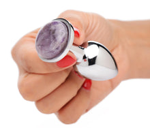 Load image into Gallery viewer, Genuine Amethyst Gemstone Anal Plug - Small