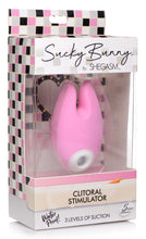 Load image into Gallery viewer, Sucky Bunny Silicone Clitoral  Stimulator - Pink