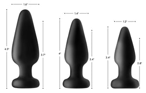 Light Up Silicone Anal Plug - Small