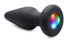 Load image into Gallery viewer, Light Up Silicone Anal Plug - Small