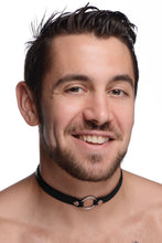 Load image into Gallery viewer, Sex Pet Leather Choker with Silver Ring