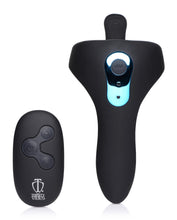 Load image into Gallery viewer, Power Taint 7X Silicone Cock and Ball Ring with Remote