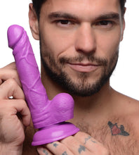 Load image into Gallery viewer, 6.5 Inch Dildo with Balls - Purple